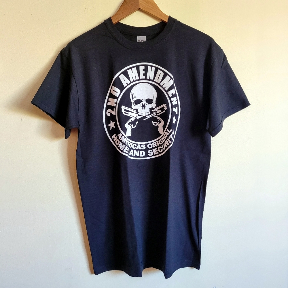 Skull and Guns 2nd Amendment T-Shirt
